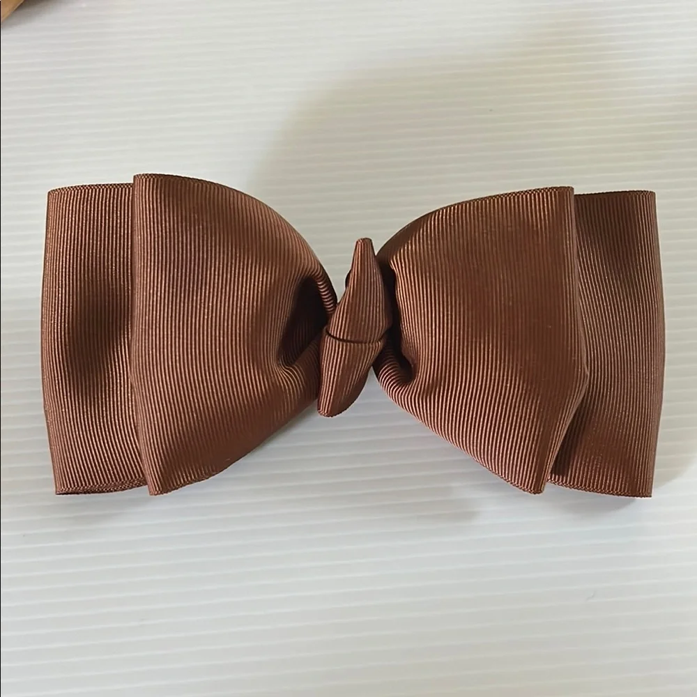Vintage Brown Hair Bow
